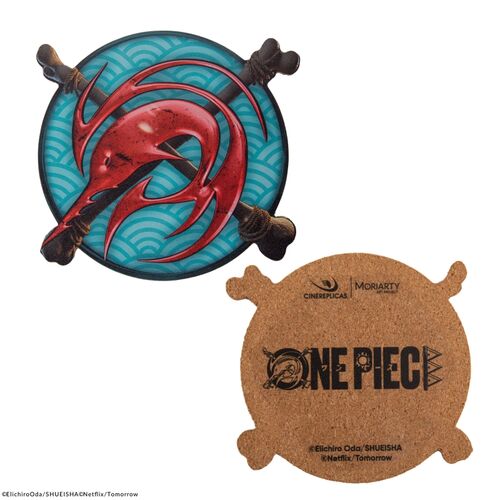 Set of 4 Coasters One Piece Characters #1