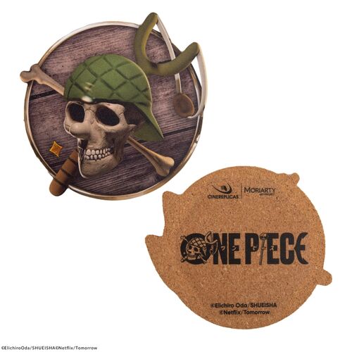Set of 4 Coasters One Piece Characters #2