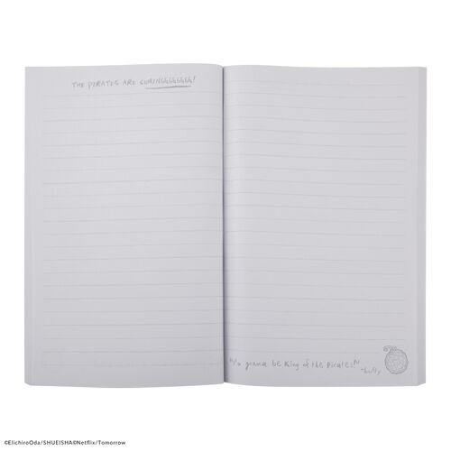 Cuaderno de tapa blanda Monkey D. Luffy