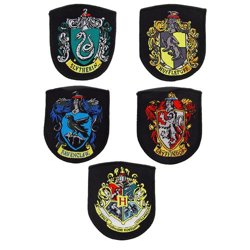 CNR - Set parches Escudos Harry Potter