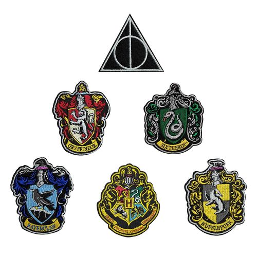 CNR - Set parches deluxe Escudos Harry Potter