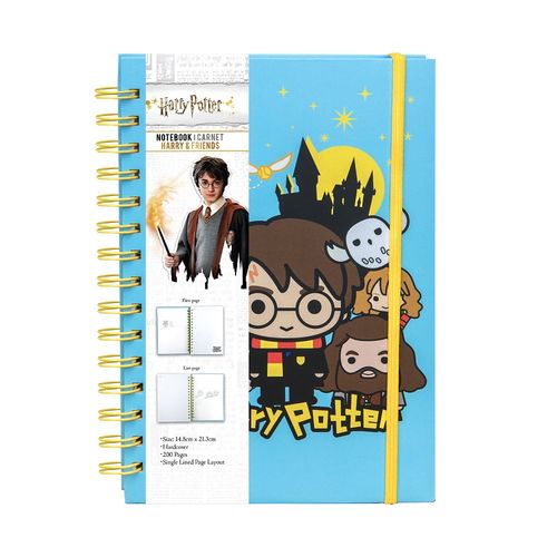 CNR - Cuaderno espiral personajes Harry Potter